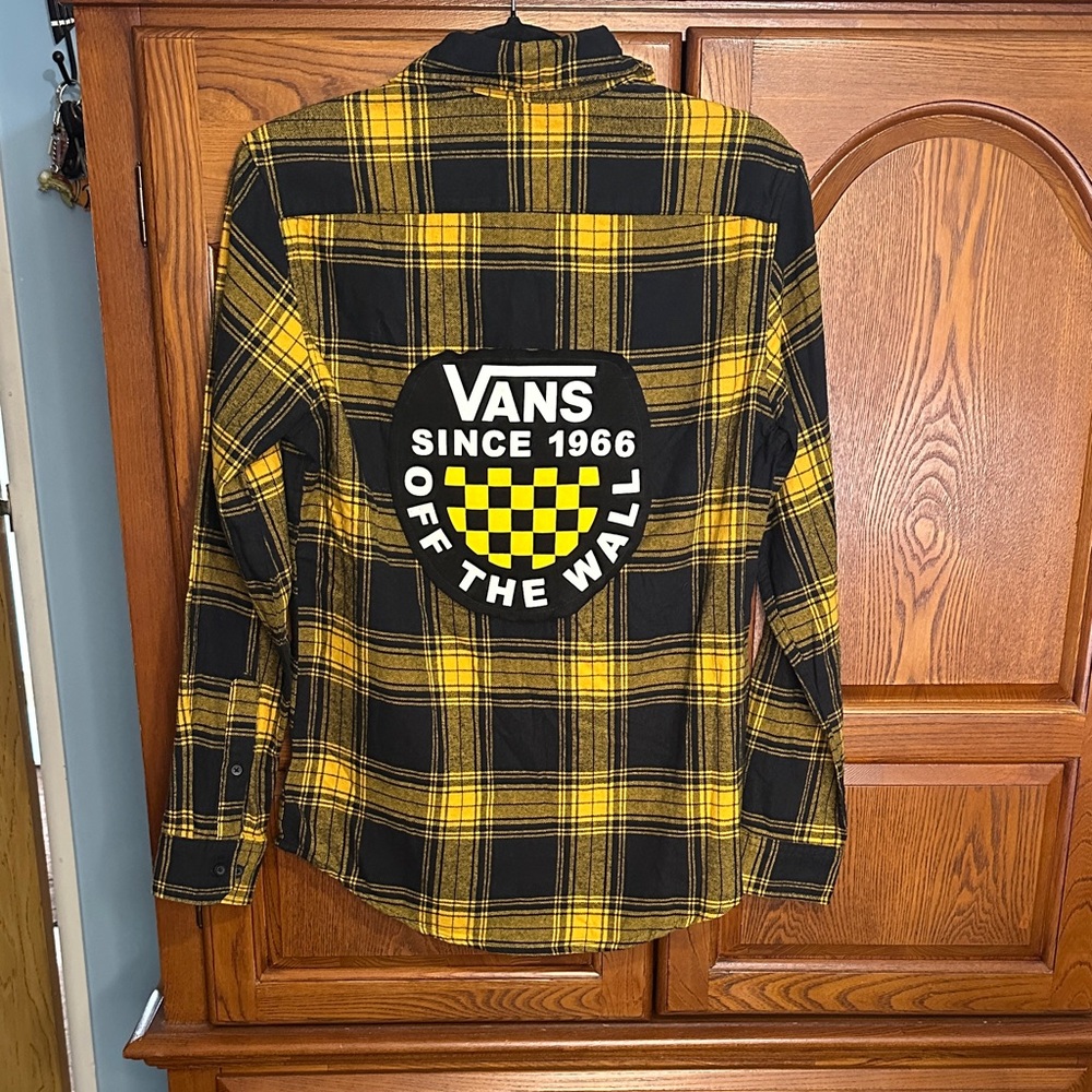 Vans upcycled flannel tee Made by me One of a Kind
